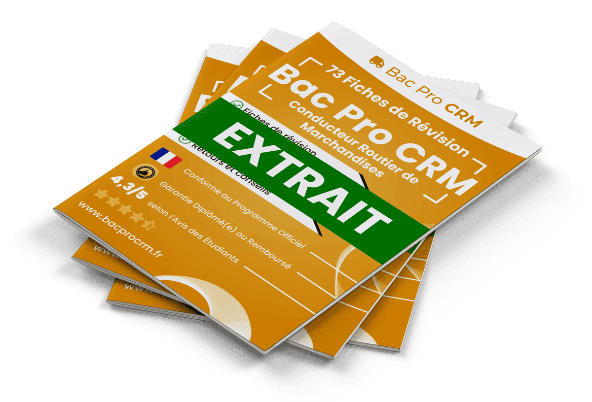 15 Fiches Révision gratuites Bac Pro CRM